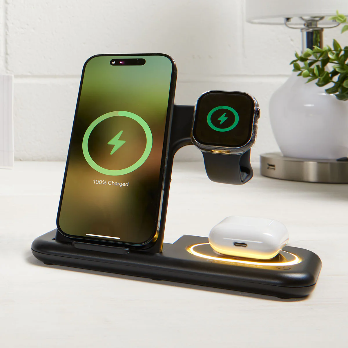 4-in-1 Foldable Apple Charging Station - Image 2