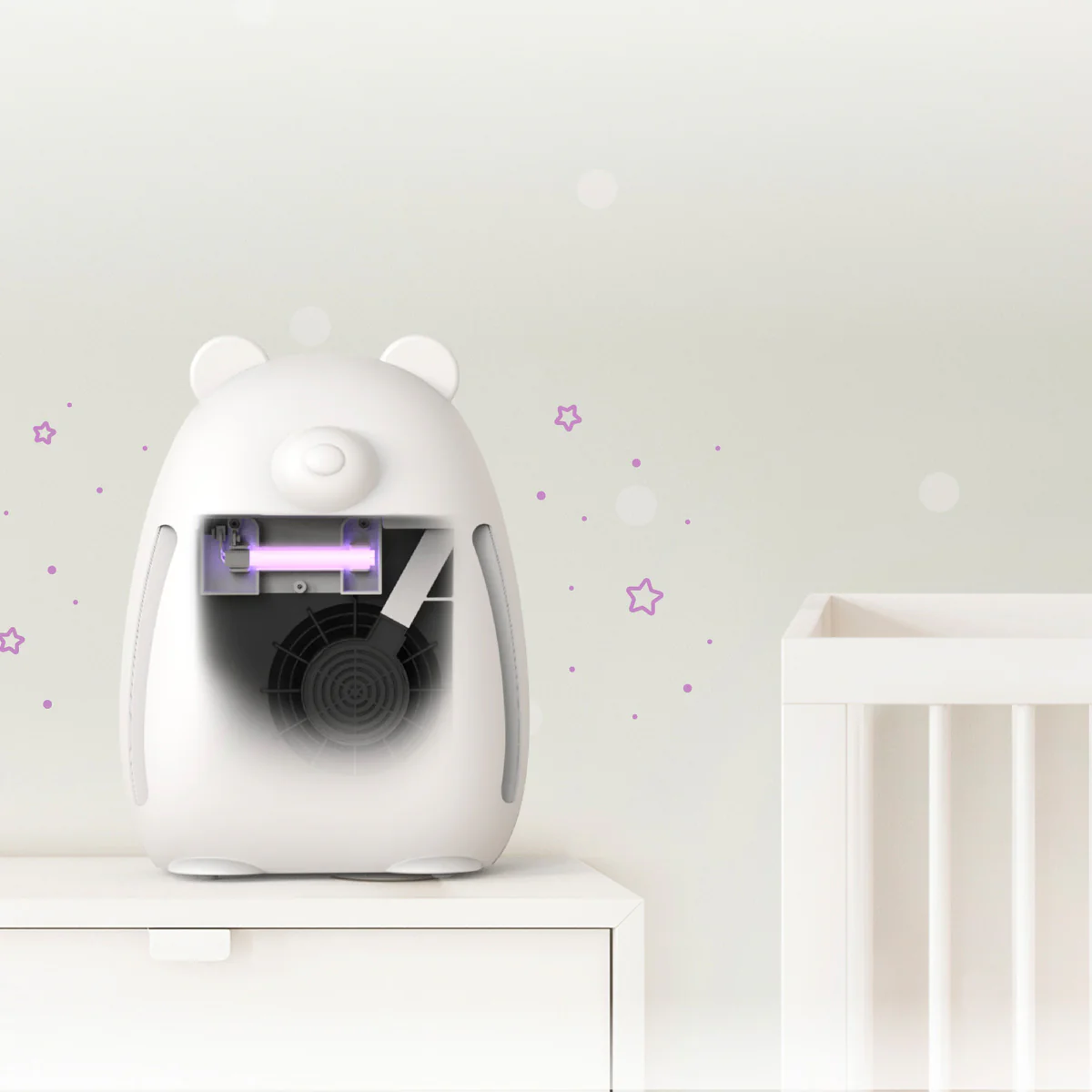 Bear-Shaped HEPA UV‑C Air Purifier - Image 3