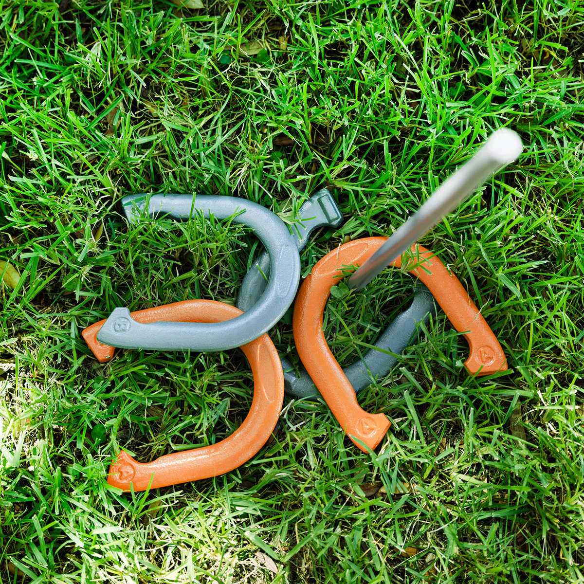 Camo Metal Horseshoe Set