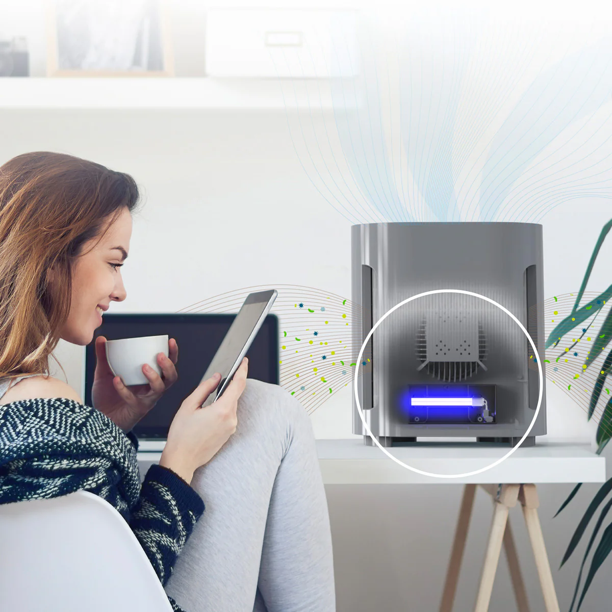 Compact HEPA UV-C Air Purifier - Image 9
