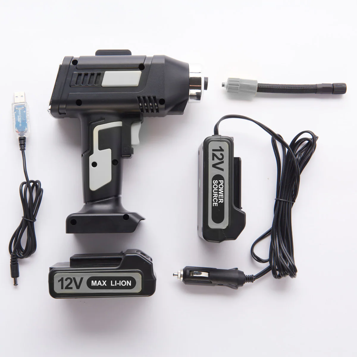 Cordless Auto Stop Tire Inflator by Sharper Image - Image 4