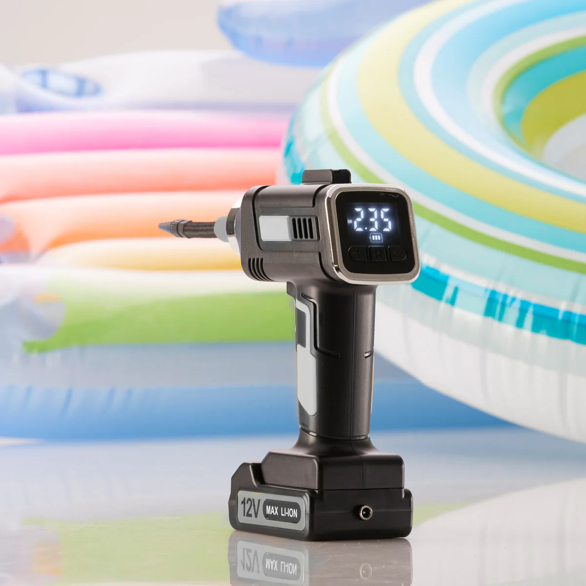 Cordless Auto Stop Tire Inflator by Sharper Image - Image 9