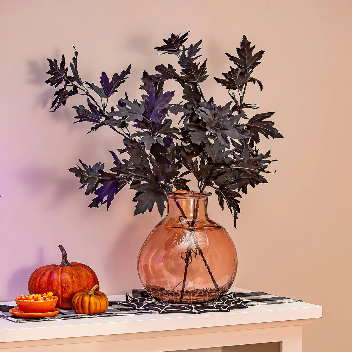 Indoor/Outdoor LED Black Maple Branch