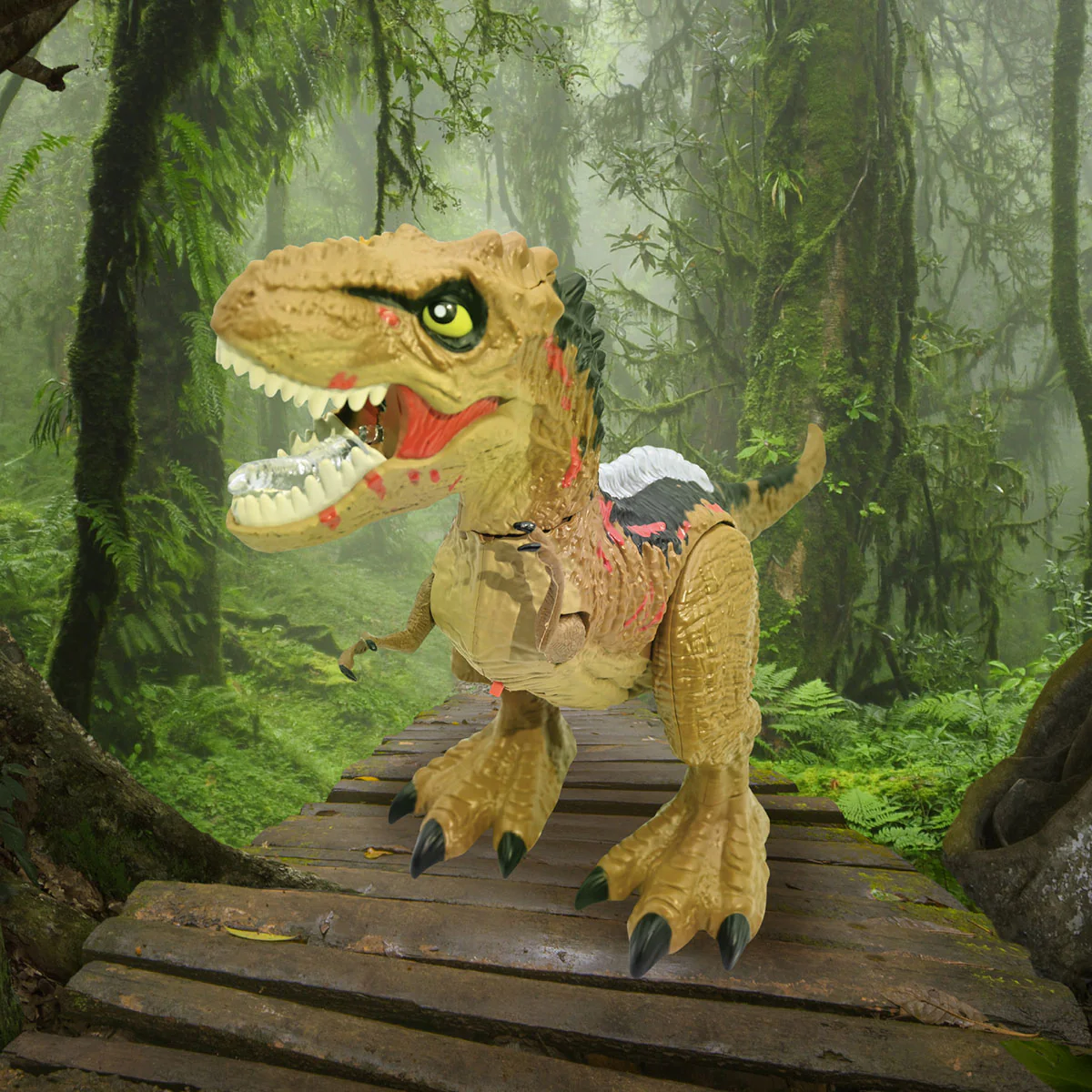 RC Dinosaur with Smoke and Lights