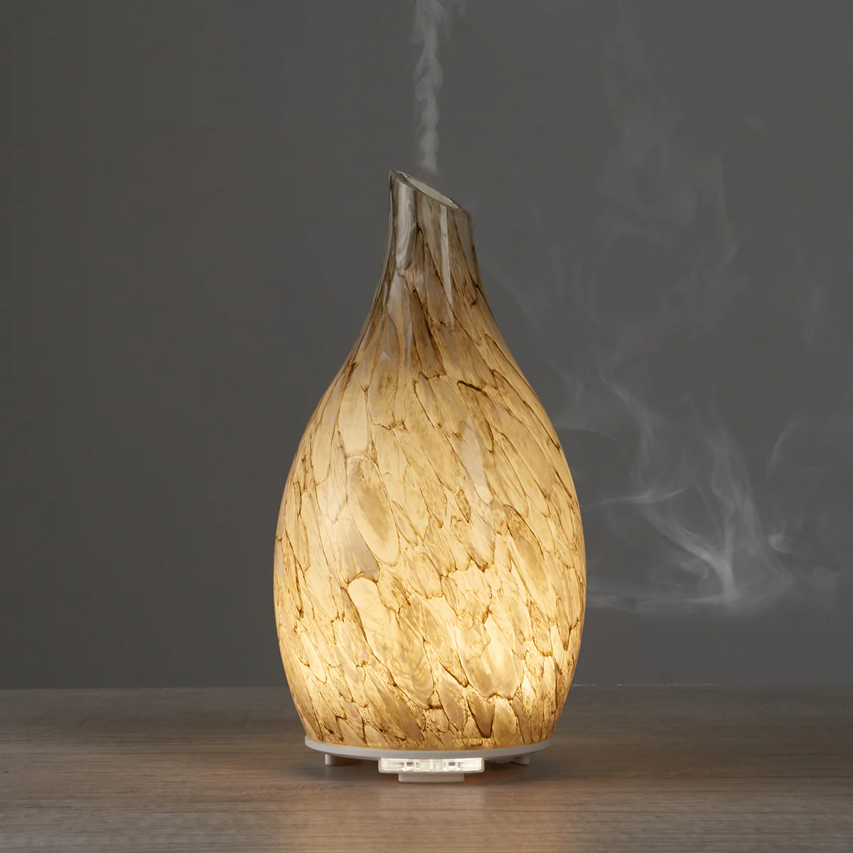 Sand-Blasted Glass Ultrasonic Aromatherapy Diffuser by Sharper Image - Image 4