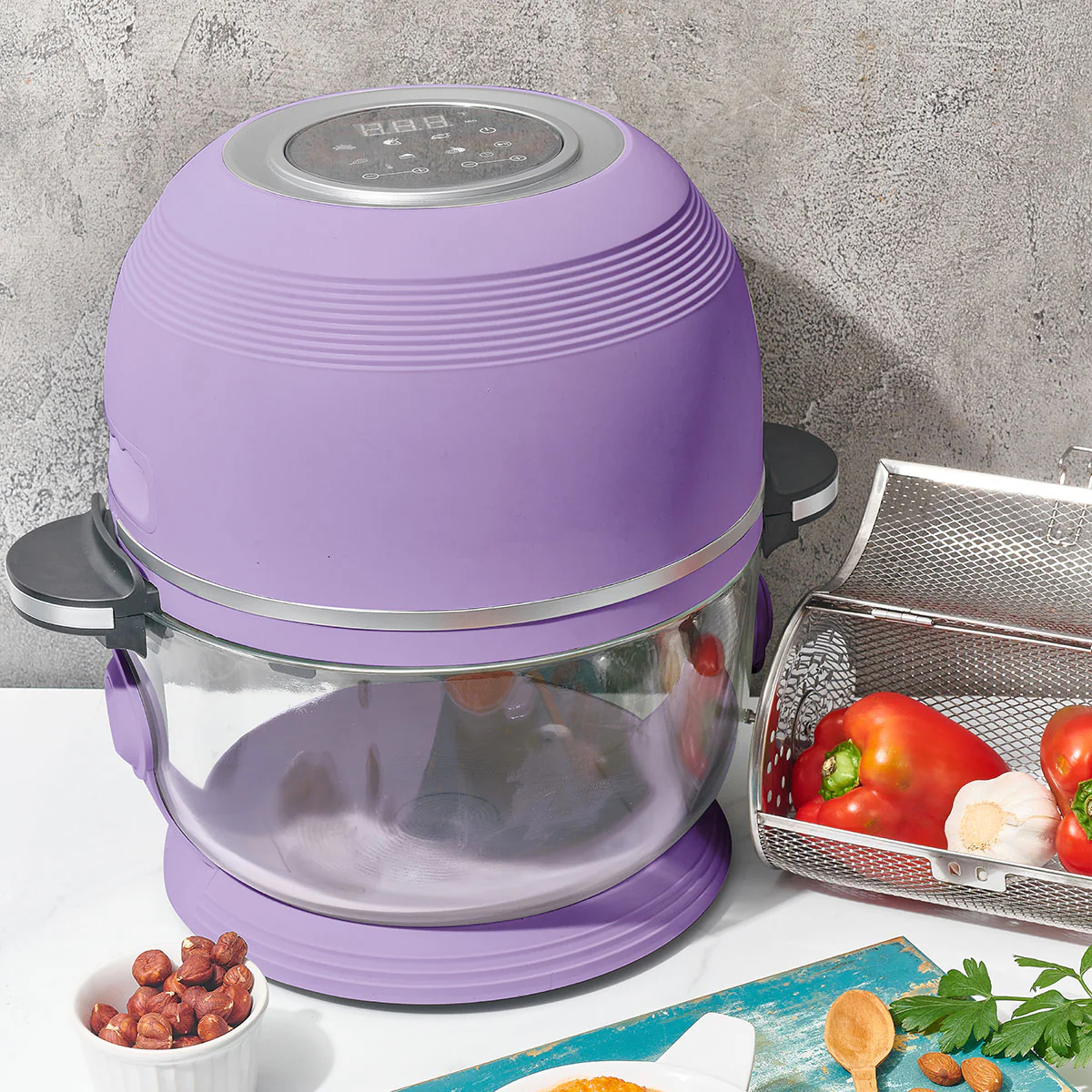 Self-Cleaning Glass Bowl Air Fryer - Image 33